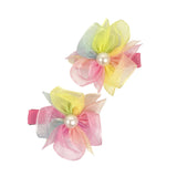 Unicorn Flower Hair Clips