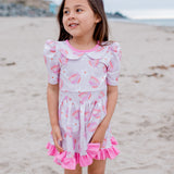 Sea shells & Daisies Twirl dress