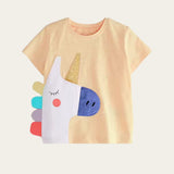 Magical unicorn applique tshirt