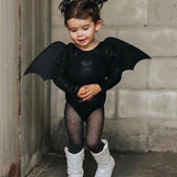 Livee Long Sleeve Leotard - Time-to-Shine Onyx (bat costume)