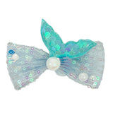 Mermaid Tail Bow Hair Clip | Pack of 6