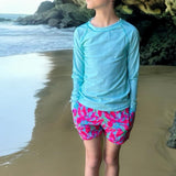 Colorful splash Rashguard swim set