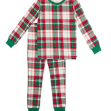 Boys Dashing Dreams Plaid Modal Long Sleeve Pajama Set