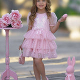 Bunny Magic Easter Pink Tutu Dress