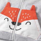 Baby Boy's Perforated Knit Hoodie