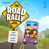 Road Rally Travel Scavenger Hunt Card Game for Kids