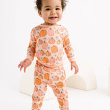 Pretty In Pink Pumpkins Bamboo Set