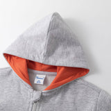 Baby Boy's Perforated Knit Hoodie