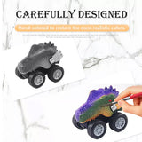 Trending Dinosaur Pull-Back Car Toy - Set of 6