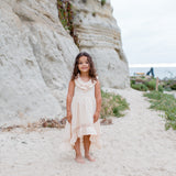 White Ruffled Sierra Boho Dress