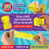 SO MUCH FUN SQUISH & SQUEEZE GUMMY BEAR TOY 12 PIECE DISPLAY