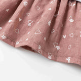 Singing Girls Dress And Heart Print Skirt