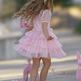 Bunny Magic Easter Pink Tutu Dress