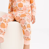 Pretty In Pink Pumpkins Bamboo Set