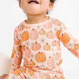 Pretty In Pink Pumpkins Bamboo Set