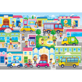 SuperColor Series 104 - In the City Kids Puzzle, 104 Pcs