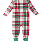 Baby Boys Dashing Dreams Plaid Modal Footed One Piece Pajama