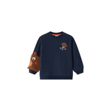 Baby Boy's Perforated Knit Sweatshirt